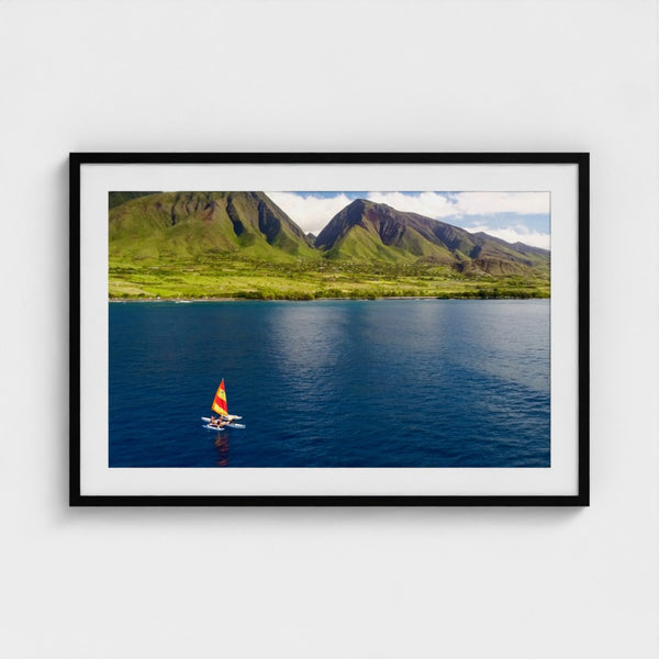 Outrigger Sailboat, West Maui